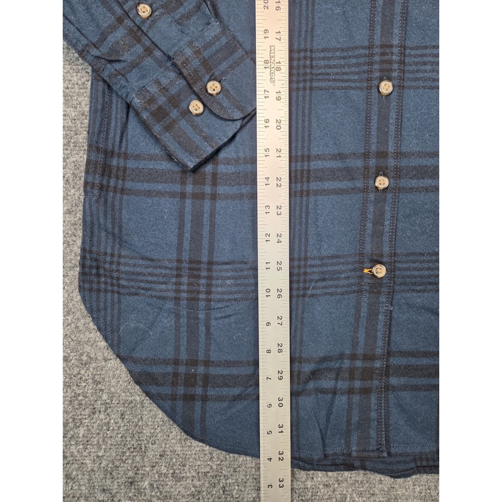 NEW Carhartt Flannel Tunic Shirt Womens Small Night Blue Relaxed Fit Midweight - Picture 4 of 9